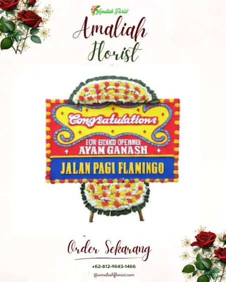 Sewa Papan Bunga Kertasana